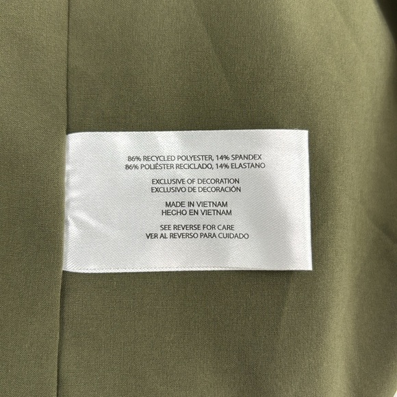 Banana Republic Full-Zip Bomber Jacket Women’s Size Large in Olive Green - EUC! - Picture 10 of 15